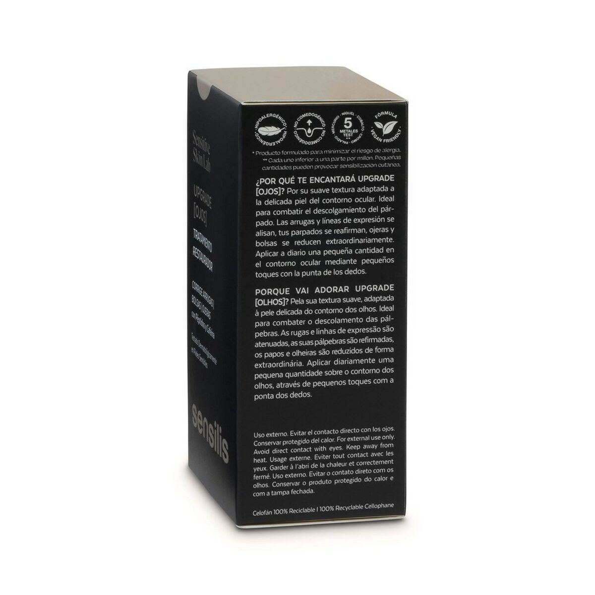 Silmapiirkonna kreem Sensilis Upgrade 15 ml Pinguldav
